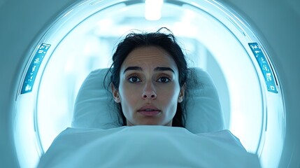 Patient undergoing medical scan