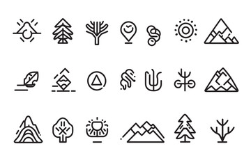 Advieh Spice Line Art Illustration