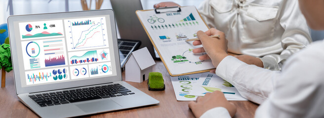 Business data dashboard provide brisk business intelligence analytic for marketing strategy planning