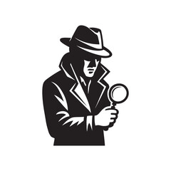 man with hat detective