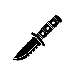 creative details Kitchen Knife Icon vector Illustration