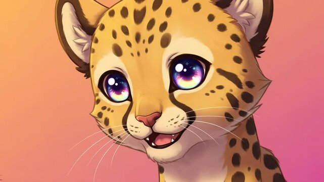 Leopard Cat Animation