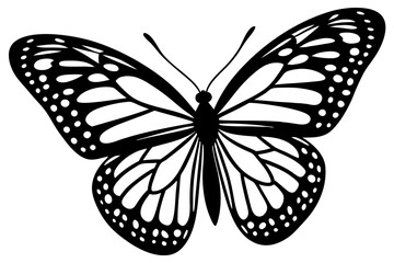 Monarch Butterfly Silhouettes Collection