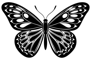 Butterfly Silhouette Vector Art