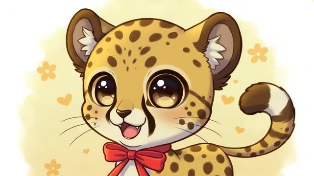 Leopard Cat Animation
