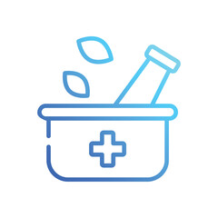 Herbal  icons set in different style vector stock illustration