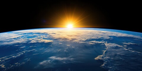 astronaut looking at earth from space