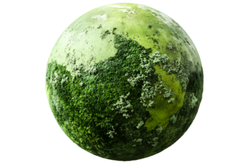 Lush Green Planet Awe Inspiring View of a Verdant World