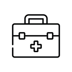 First Aid icons set in different style vector stock illustration