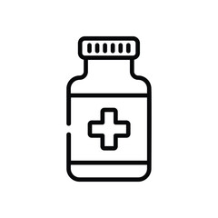 Medicament  icons set in different style vector stock illustration