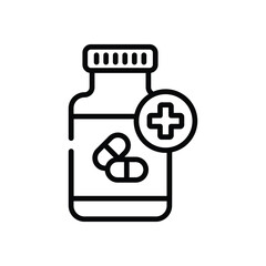 Pills  icons set in different style vector stock illustration