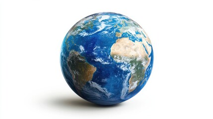 Blue digital image of globe. Background image