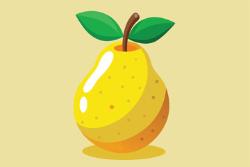 vector pear Sweet, refreshing fruit for vegetarians.