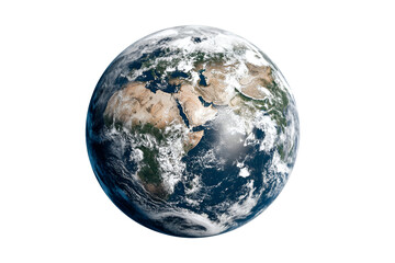 Stunning Earth view from space showcasing continents oceans and clouds A breathtaking perspective of our planet