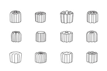Canel Icon Minimalist Design Set