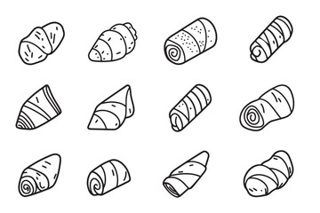 Cannoli Icon Simple Minimalist