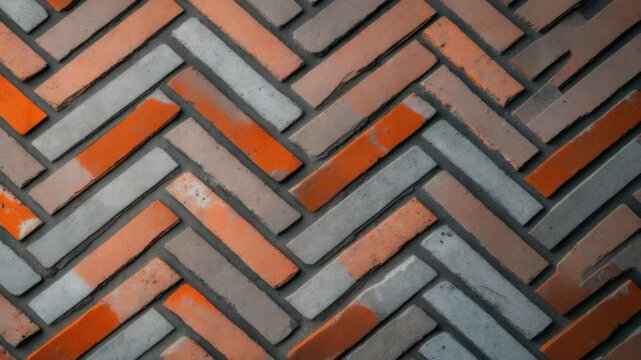 Close-up texture of concrete paver pattern for advertising