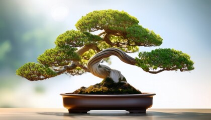 bonsai tree in a pot