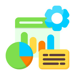Data Governance Flat Icon