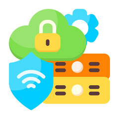 Data Privacy Flat Icon