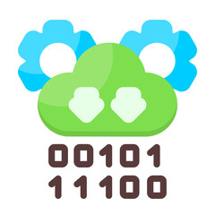 Data Streams Flat Icon