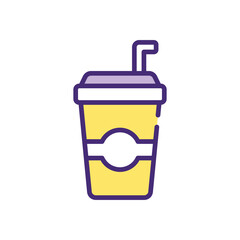 Soft Drink Icon vector stock illustration