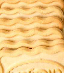Biscuit background.