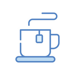 Tea Cup Icon vector stock illustration