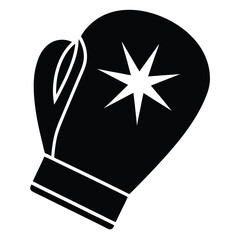 Punching Mitts Logo Icon Silhouette Vector