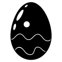 Fototapeta premium Translucent Jellybean Easter Egg in Soft Pastel Colors – Unique Decorative Easter Design