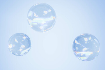 Crystal Clear 3D Molecular Structure Scientific Visualization  Design 3D render