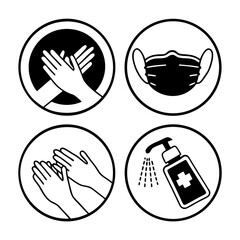 set of icons for web design