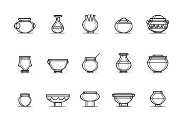 Ultra Minimalist Clay Pot Design Art
