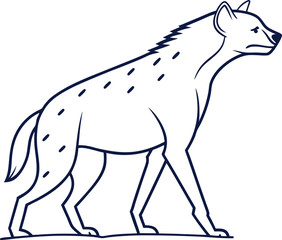 wolf vinyl ready vector illustration