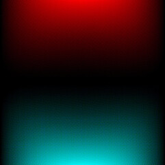 Abstract red and blue gradient color halftone effect black background. Wallpaper design