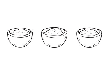 Cream of Wheat 2D line art