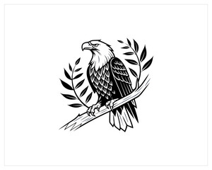 Eagle Tattoo stock, Eagle Tattoo Vector Art, Icon Free SVG Download