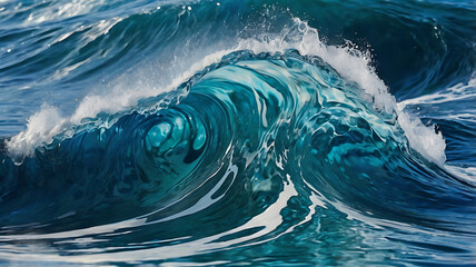 A soothing water wave background featuring gentle ripples and flowing curves, perfect for serene and calming designs.