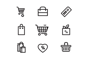 Minimalist Discount Icon for Ecommerce Deals