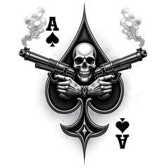 Black & Grey Tattoo Design 