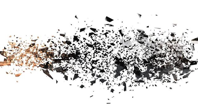 Explosion of a champagne bottle with cork flying and bubbly liquid spilling everywhere in dramatic celebration scene.