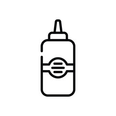 Ketchup  Icon vector stock illustration