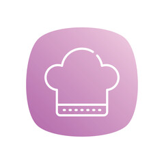 Chef  Icon vector stock illustration