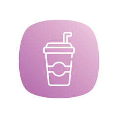 Soft Drink Icon vector stock illustration