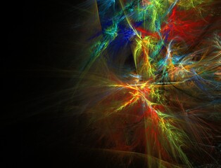Imaginatory fractal abstract background Image