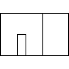 Minimalist Vector of a Kraft Paper Carton Used in Logistics