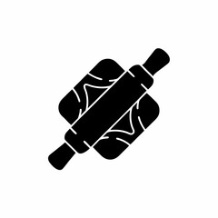 creative details  Rolling Pin Icon vector Illustration
