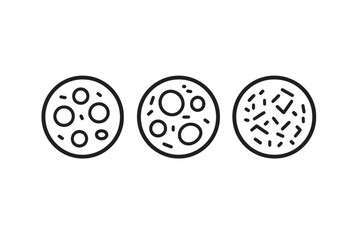 Frittata Minimalist 2D Line Art Design