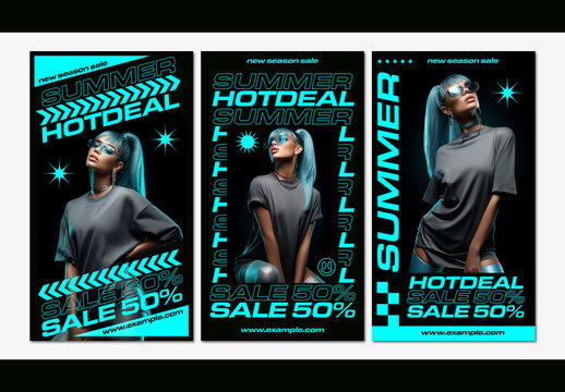 Summer Hot Deal Reel Template Set