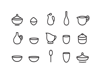 Gravy Icon Minimalist 2D Line Art